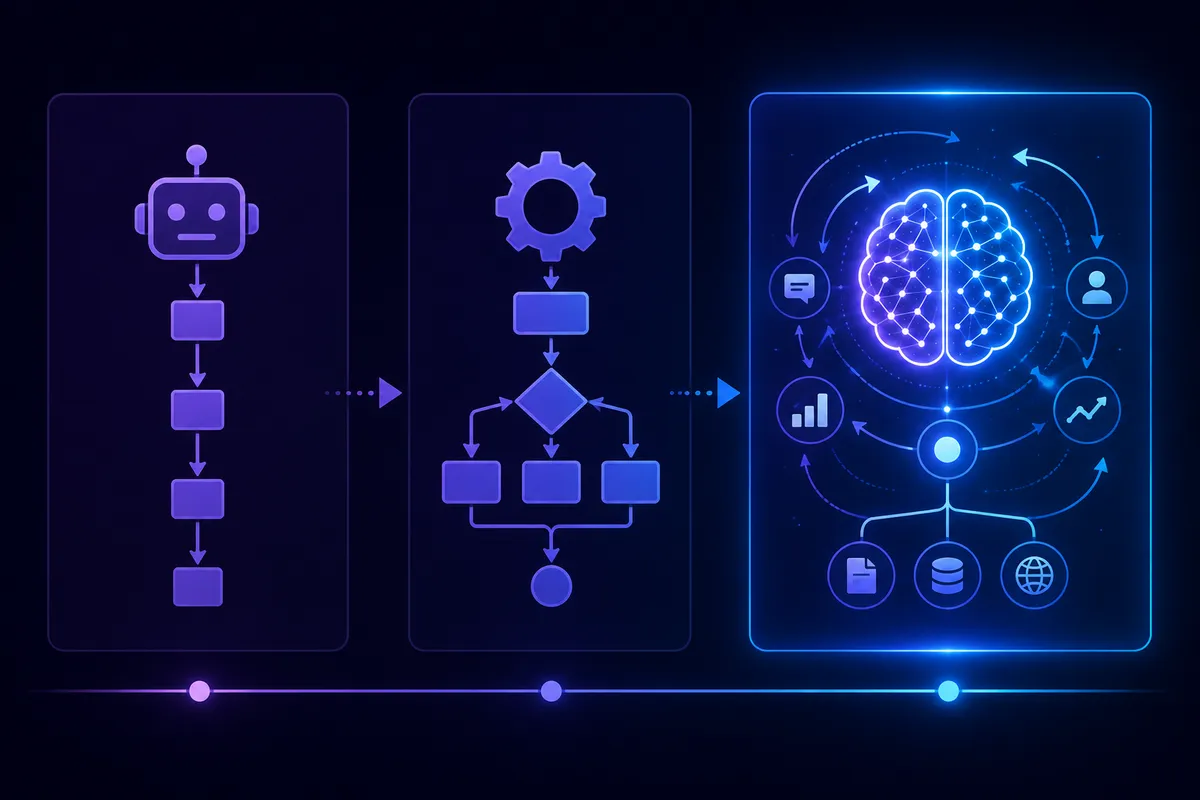So sánh Chatbot kịch bản, RPA truyền thống và AI Agent theo 8 tiêu chí vận hành doanh nghiệp