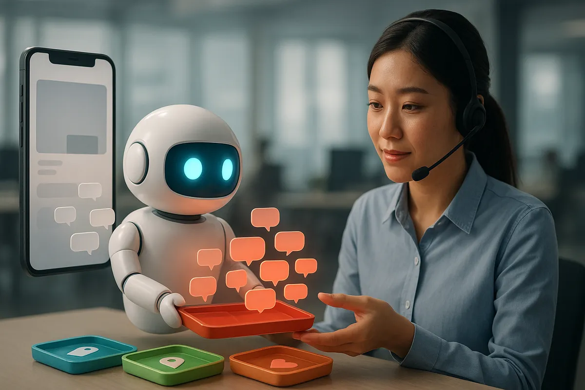 Bài đăng Facebook với nhiều bình luận được AI phân loại: hỏi giá, hỏi địa chỉ, khen, phàn nàn, và trả lời phù hợp từng loại