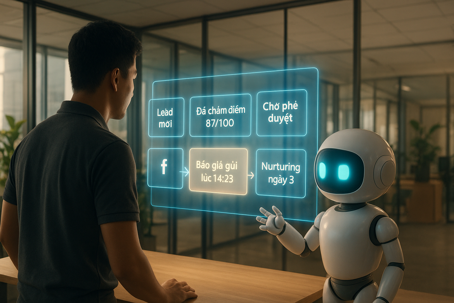 Tự Động Hóa CRM Bằng AI Agent: Từ Kho Dữ Liệu Tĩnh Đến Cỗ Máy Doanh Thu
